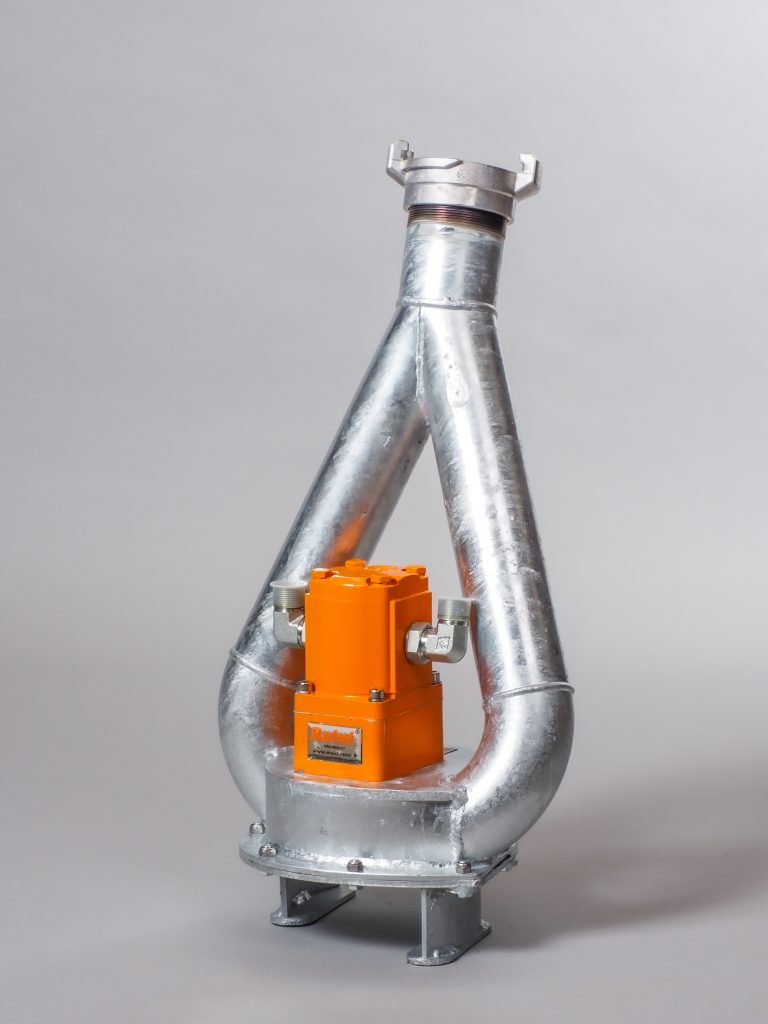 Reini-1R hydraulic submersible pump for water and slurry handling.